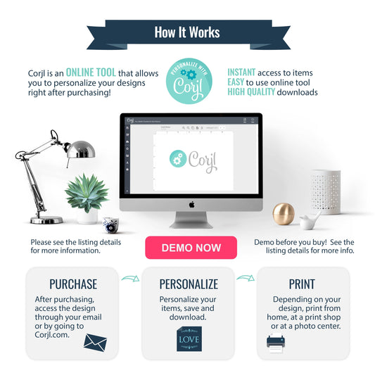 How to Access, Edit, and Print Your Corjl Template After Purchase